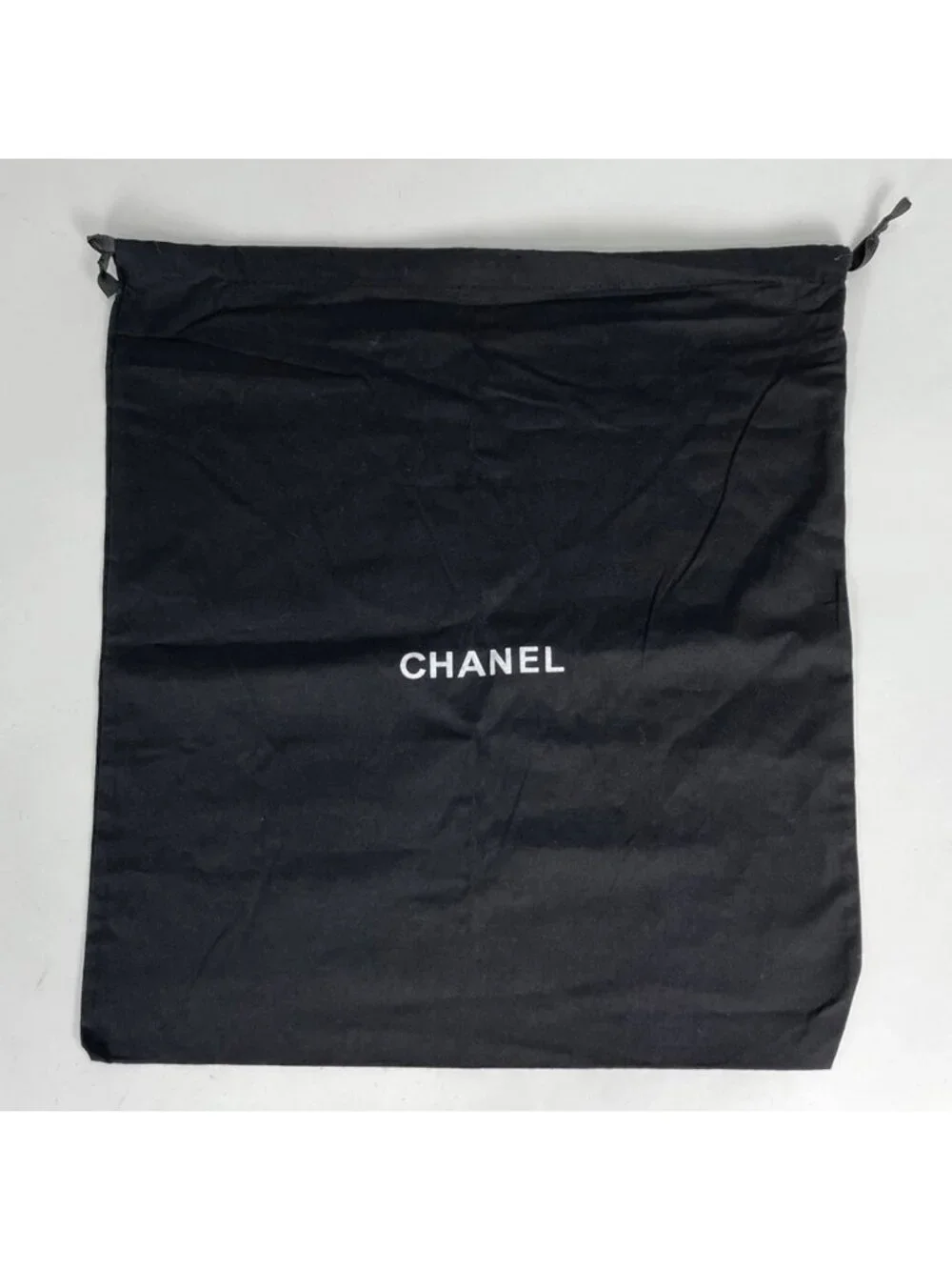 Chanel CC Logo Bowling Bag 2-Way Leather Black